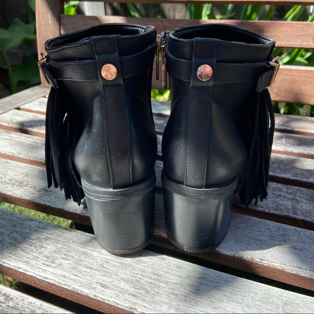 Circus women boots black with tassels - Picture 5 of 7